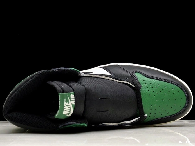 Reps TBkick 1 Air Jordan Green Pine NRG 555088-302 High OG Sail-Black 0630